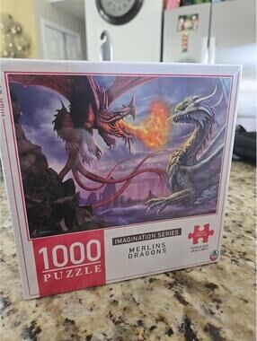 Arrow Puzzles  Imagination Series Merlin Dragons  1000 Piece Puzzle australia